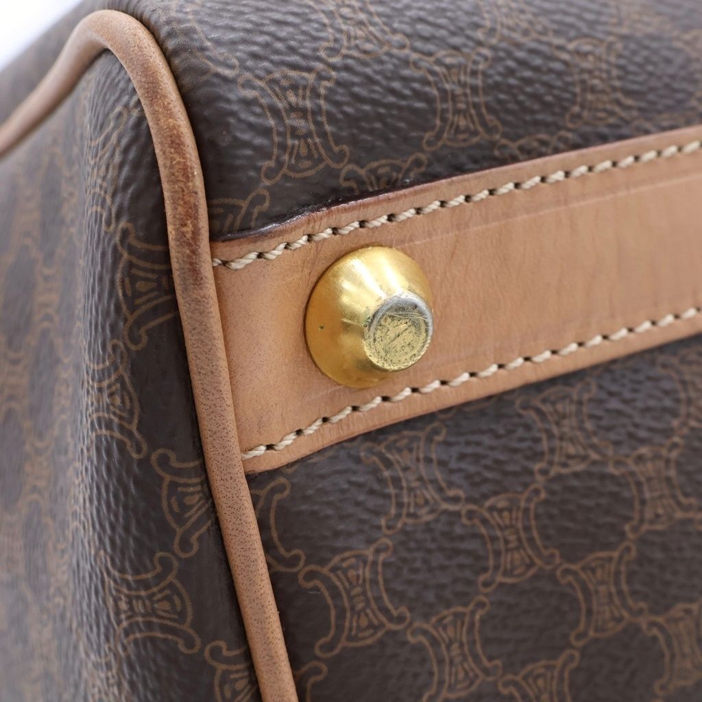Celine Macadam Boston Bag Brown — view 6