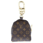 Louis Vuitton Monogram Adorable Bear Bag Charm Key Holder Brown White Gold — view 2