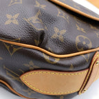 Louis Vuitton Monogram Tulum GM Shoulder Bag Brown Leather Gold — view 5
