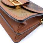 Louis Vuitton Monogram Reverse Dauphine Mini Shoulder Bag Leather Gold — view 5