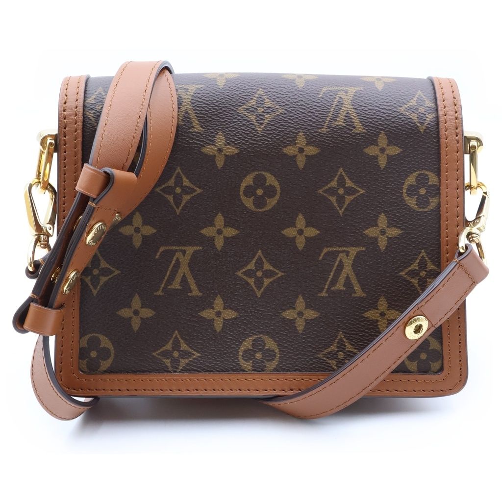 Louis Vuitton Monogram Reverse Dauphine Mini Shoulder Bag Leather Gold — view 2