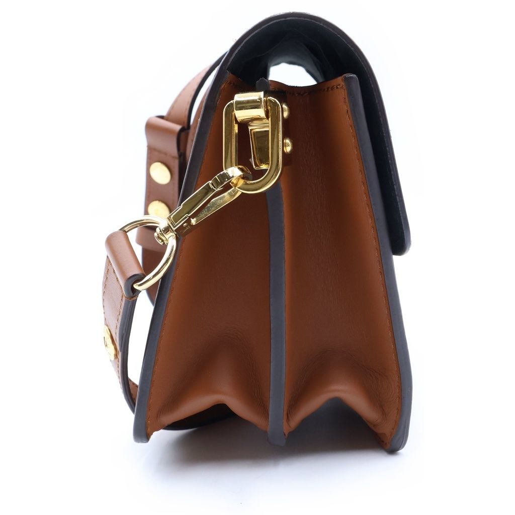 Louis Vuitton Monogram Reverse Dauphine Mini Shoulder Bag Leather Gold — view 3