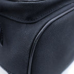 Prada Duet Ribbon Bucket Bag Black Leather Canvas Gold — view 7