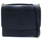 Louis Vuitton Epi Grenelle Shoulder Bag Black Noir Leather Gold — view 2