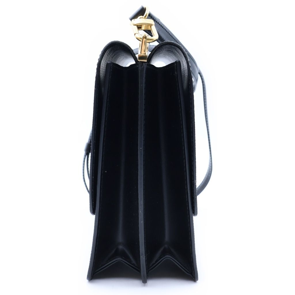 Louis Vuitton Epi Grenelle Shoulder Bag Black Noir Leather Gold — view 3