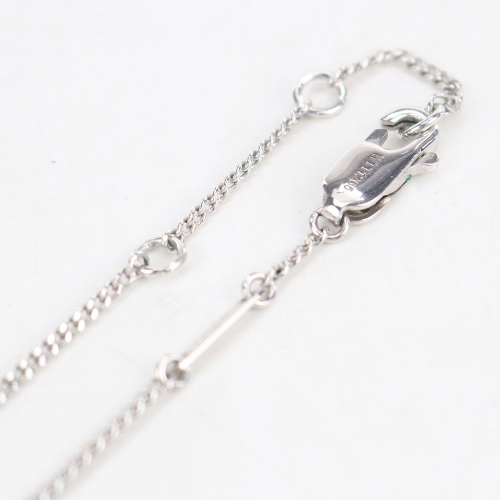 Celine Rhinestone Triomphe Necklace Metal — view 5