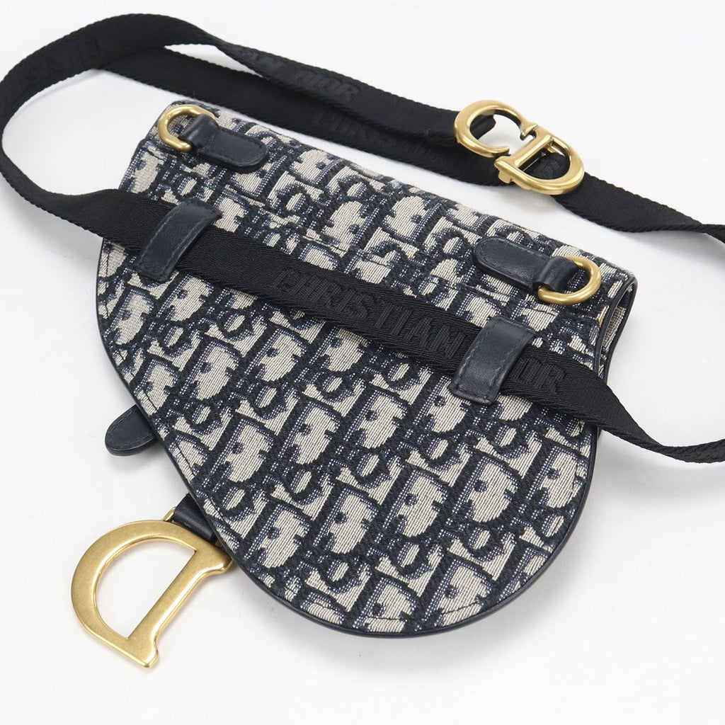 Dior Saddle Belt Bag Jacquard — view 3