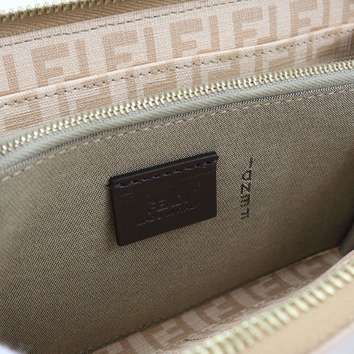 Fendi Zucchino Wallet Zip Around — view 5