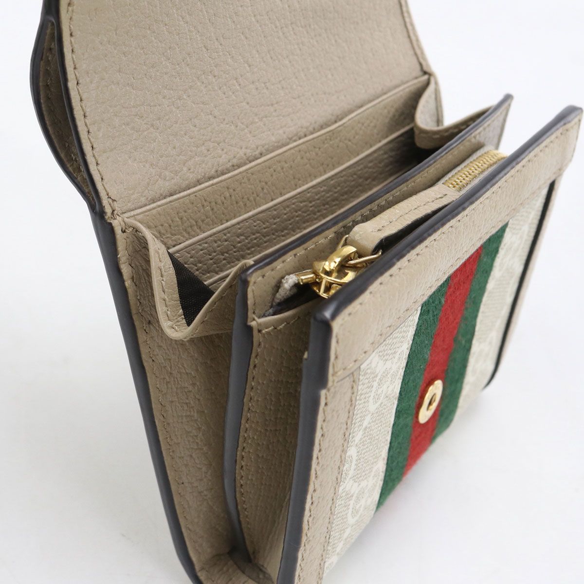 Gucci Medium Wallet Ophidia Bifold Leather — view 6
