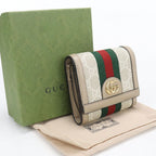 Gucci Medium Wallet Ophidia Bifold Leather