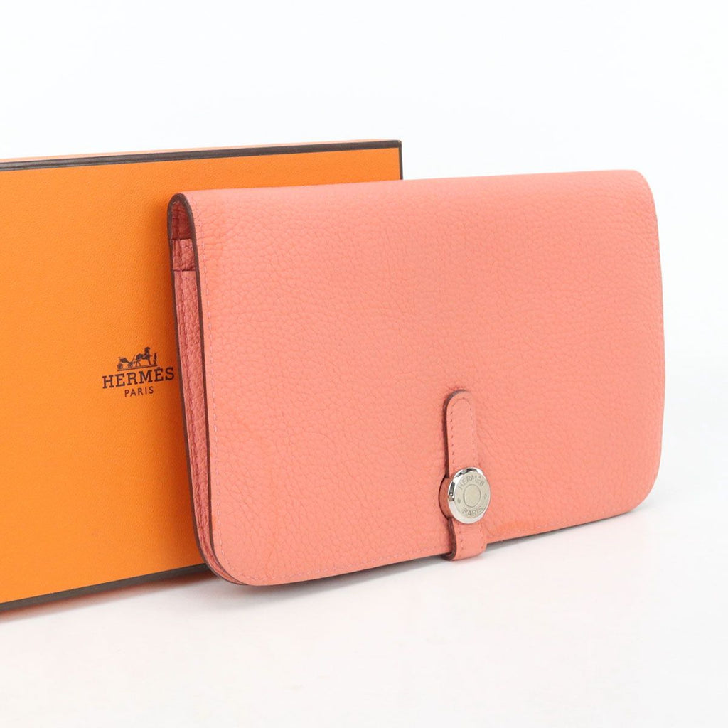 Hermes Dogon Duo Wallet Bifold Taurillon Clemence