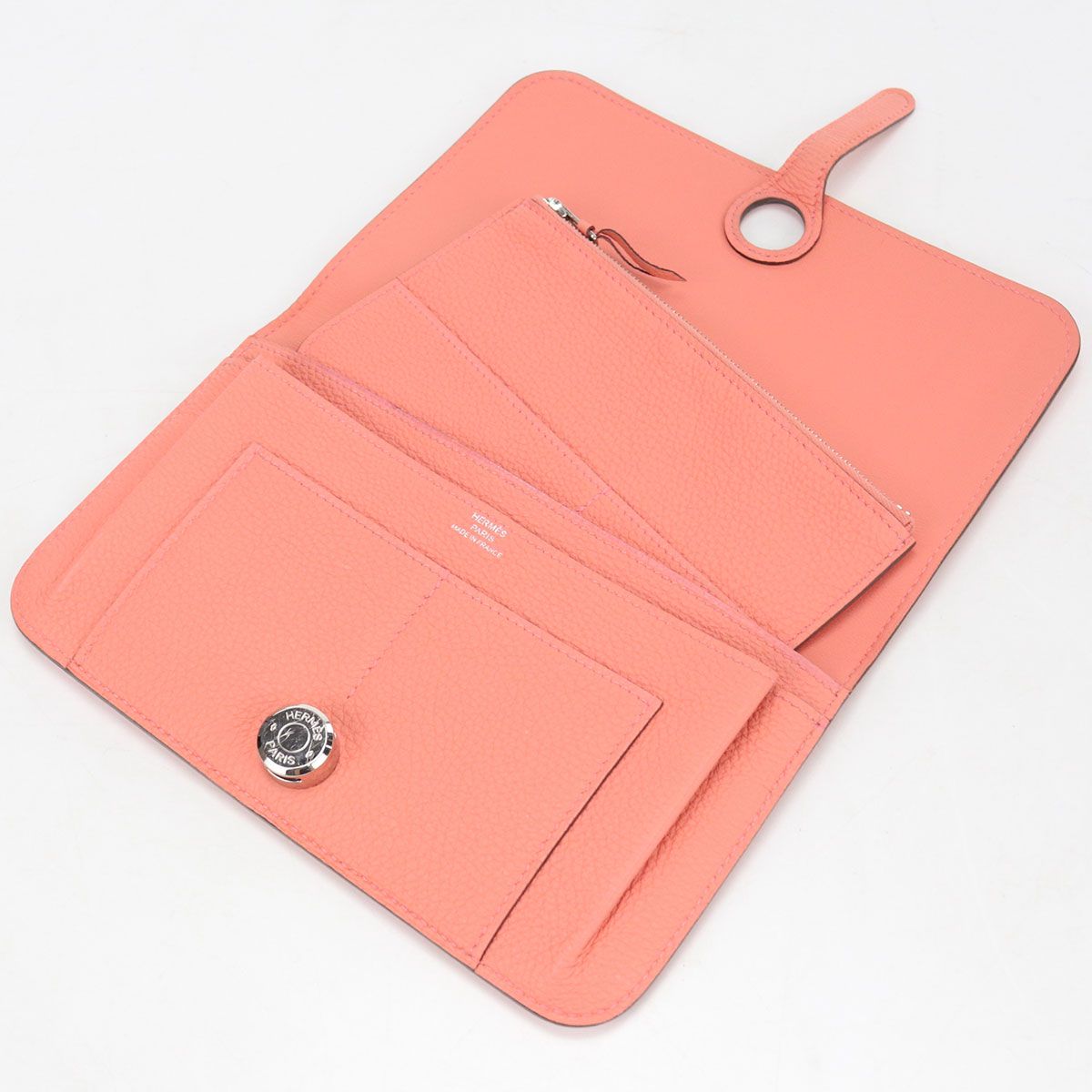 Hermes Dogon Duo Wallet Bifold Taurillon Clemence — view 3