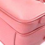 Prada Camera Bag Pink Leather Gold — view 5