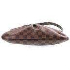 Louis Vuitton Damier Bloomsbury PM Shoulder Bag Brown Leather Gold — view 4