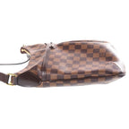 Louis Vuitton Damier Bloomsbury PM Shoulder Bag Brown Leather Gold — view 3