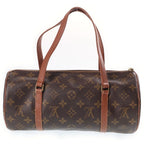 Louis Vuitton Monogram Boston Bag Brown Leather Gold — view 2