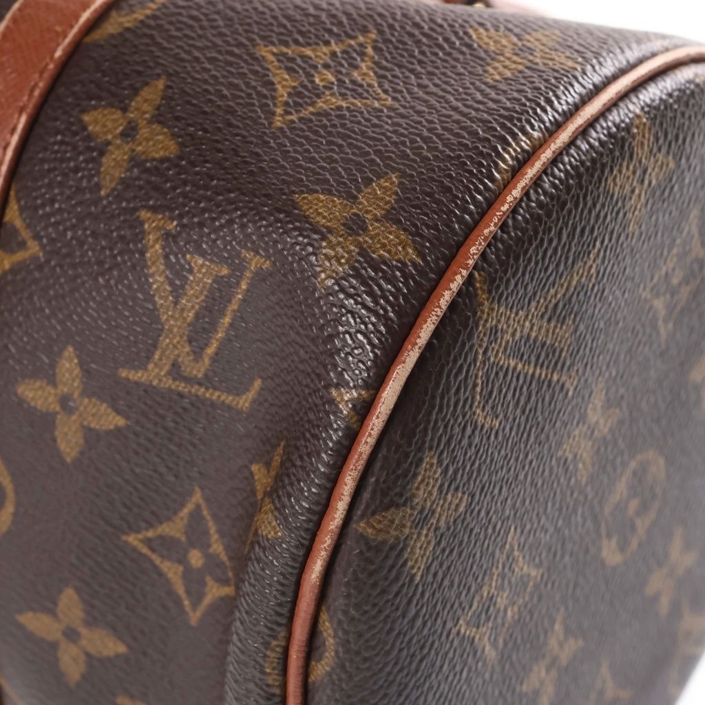 Louis Vuitton Monogram Boston Bag Brown Leather Gold — view 5