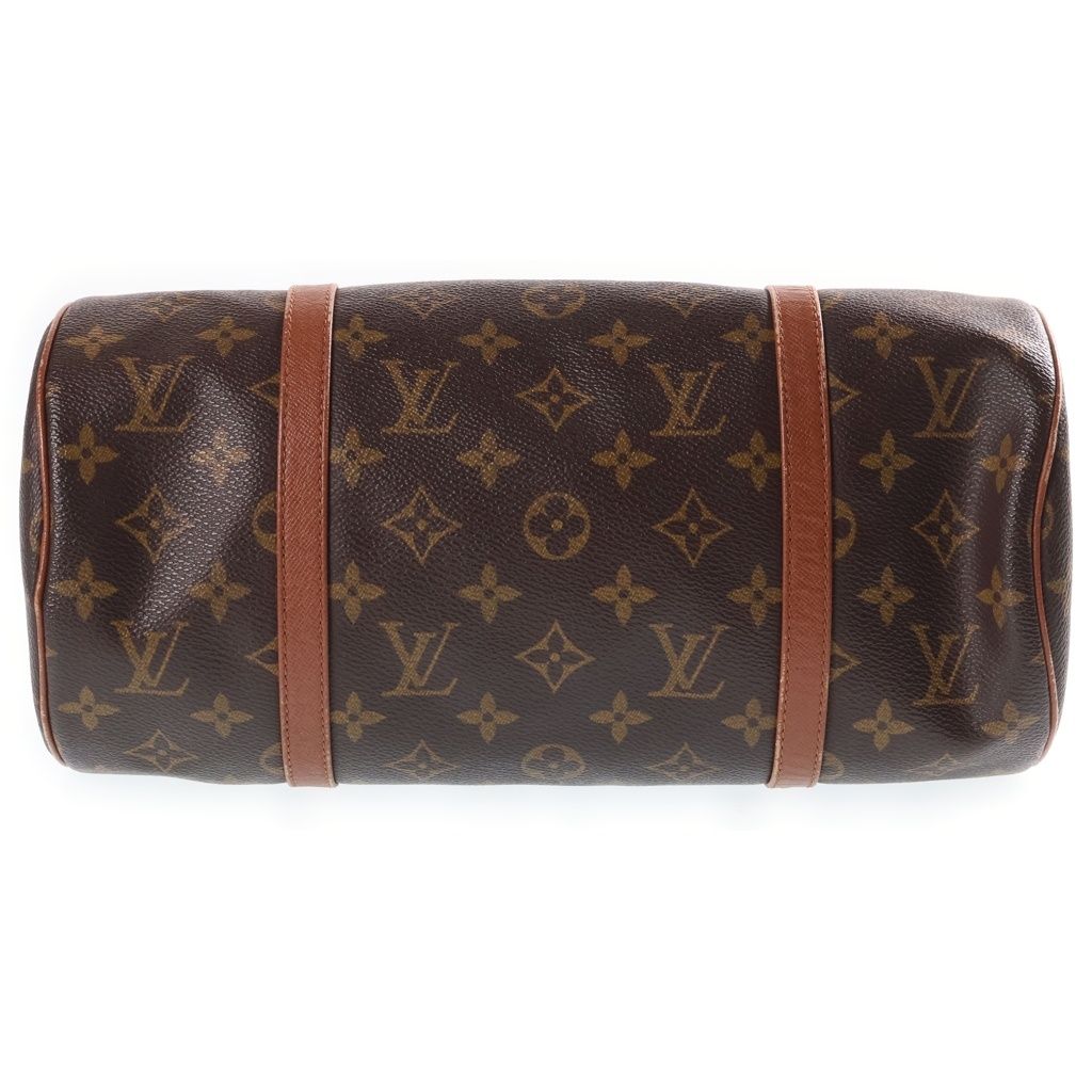 Louis Vuitton Monogram Boston Bag Brown Leather Gold — view 4