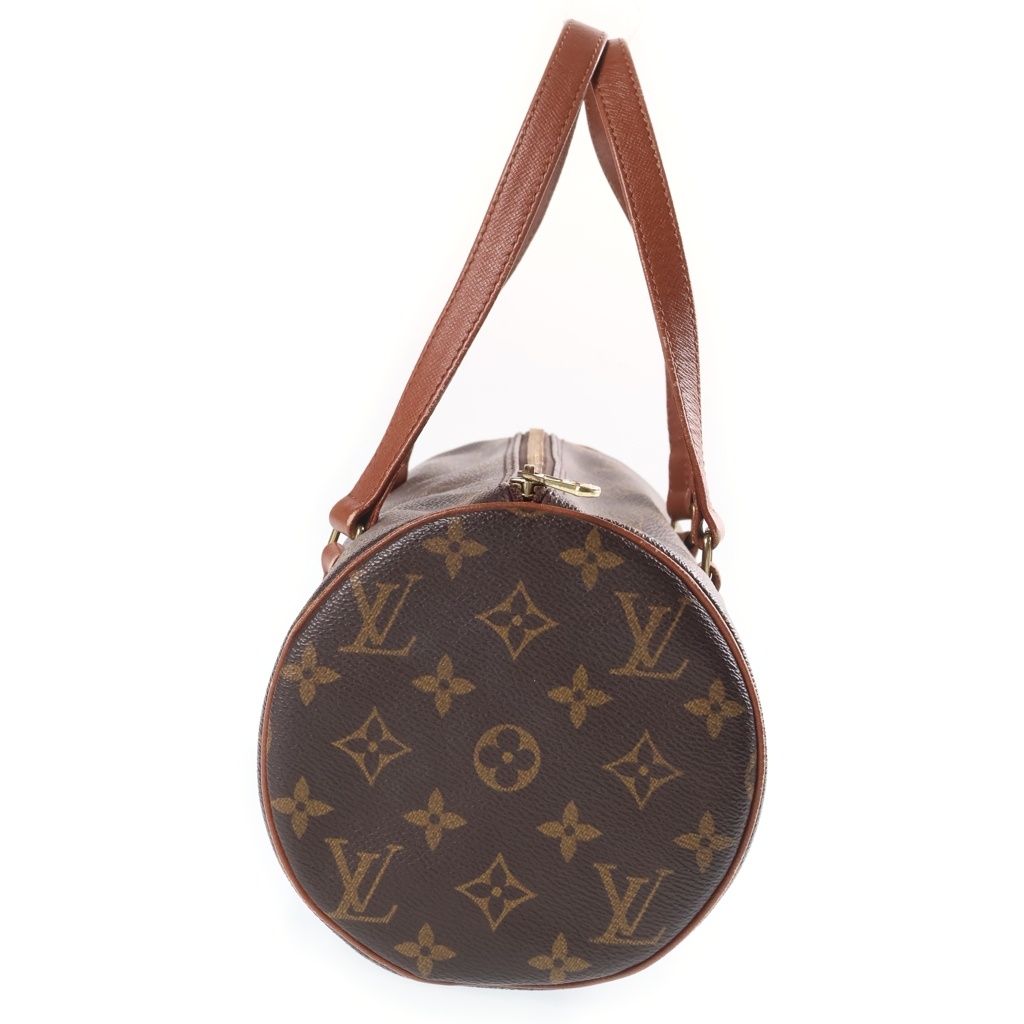 Louis Vuitton Monogram Boston Bag Brown Leather Gold — view 3