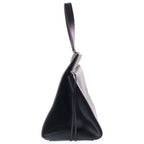 Celine Edgeback Large Handbag Black Leather Silver — view 3