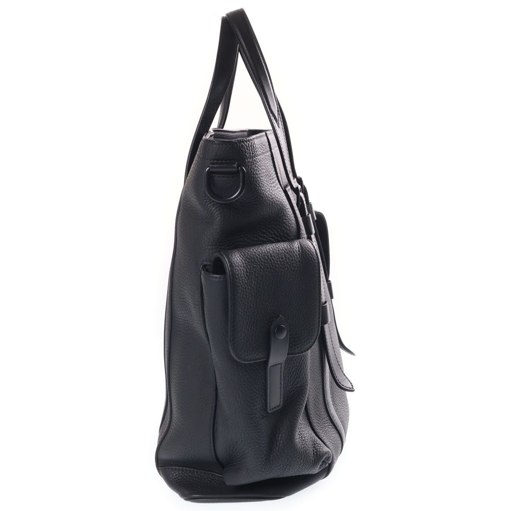 Louis Vuitton Christopher Tote Shoulder Bag Taurillon Black Strap — view 3
