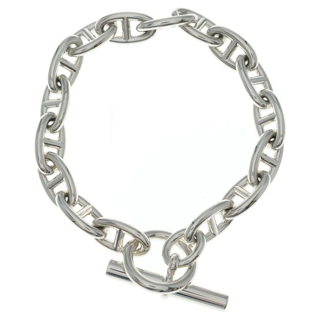 Hermes Chaine D'ancre GM 16 Links Bracelet Silver — view 2