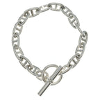 Hermes Chaine D'ancre GM 16 Links Bracelet Silver