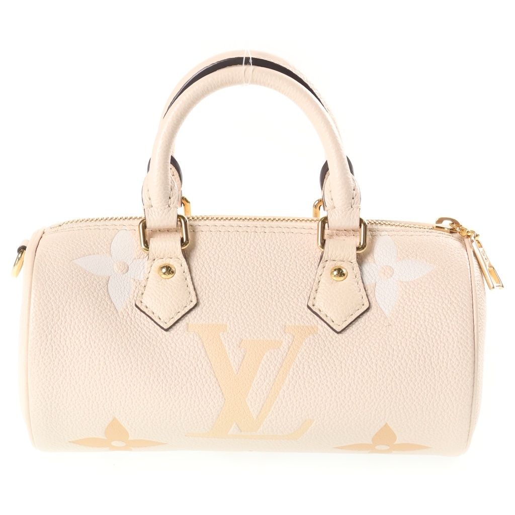 Louis Vuitton by the Pool Papillon BB Cream Saffron 2-Way Shoulder Bag Beige — view 2