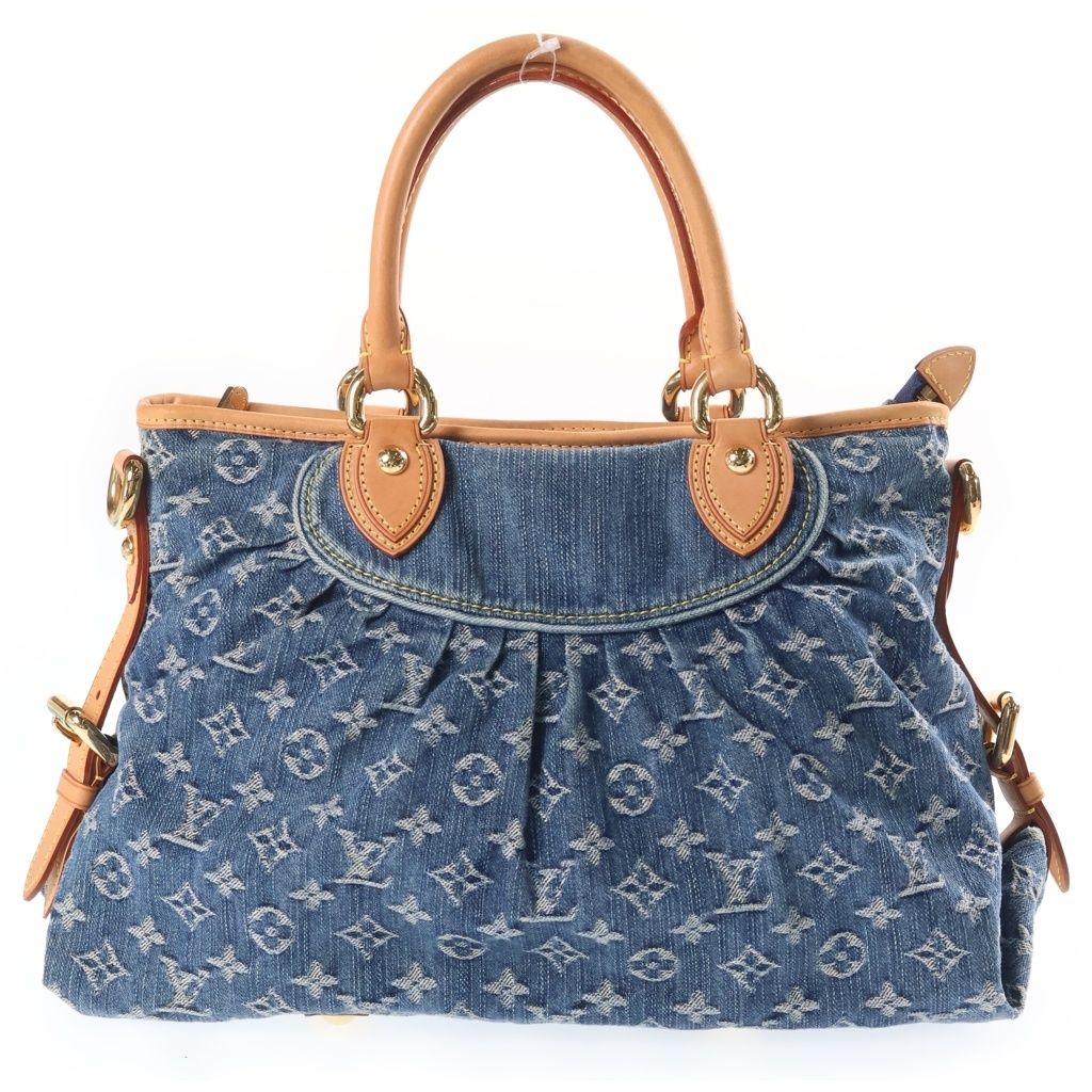 Louis Vuitton Monogram Denim Neo Cabby GM 2-Way Shoulder Bag Indigo