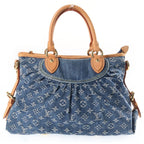 Louis Vuitton Monogram Denim Neo Cabby GM 2-Way Shoulder Bag Indigo