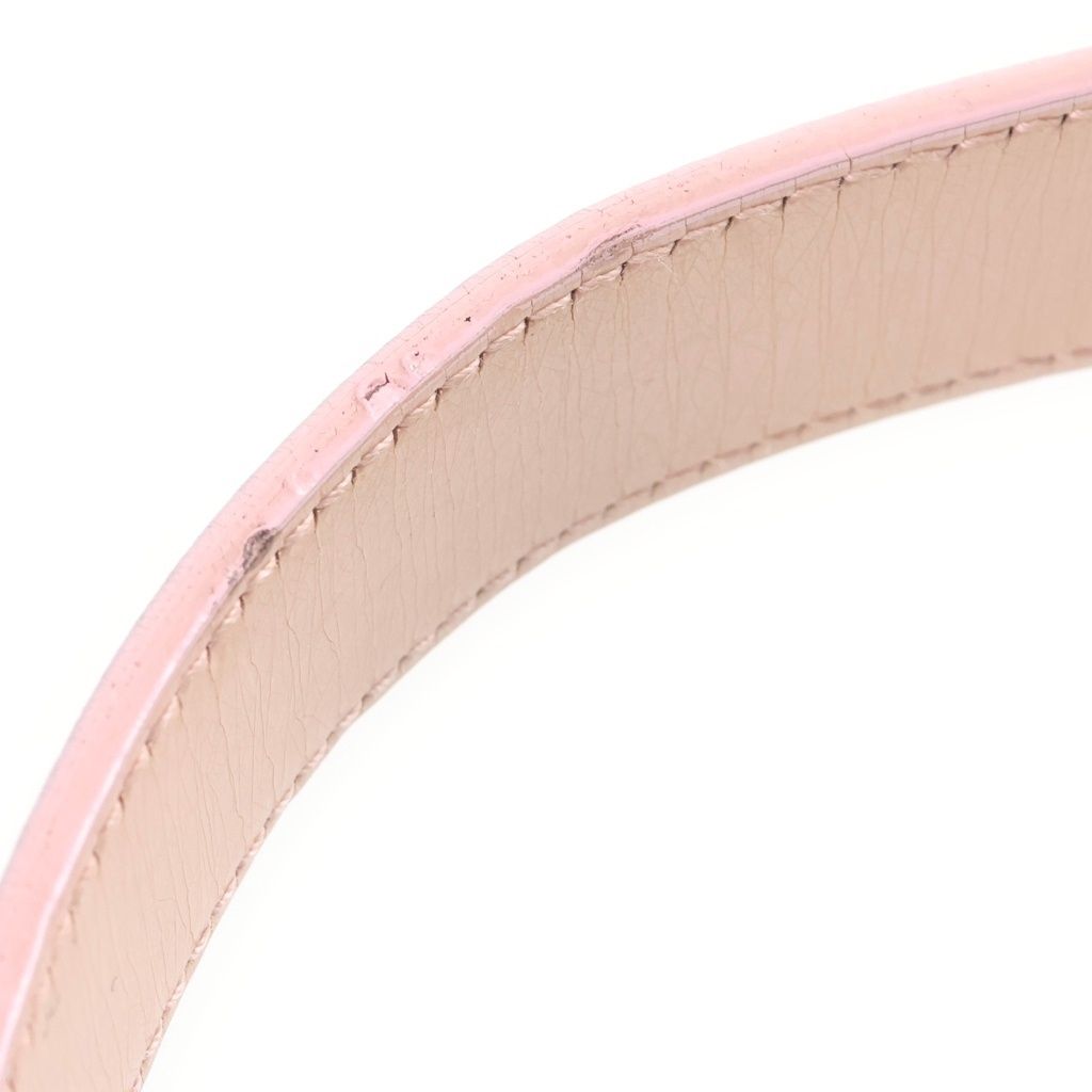 Dior Saddle Bag Denim Indigo Pink Galliano — view 6