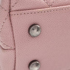 Chanel Quilted Coco Handle Chain Shoulder Bag Pink Caviar Leather 23 — view 6
