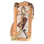 Louis Vuitton Flight Mode Side Trunk GM Shoulder Bag Beige Canvas Leather — view 3