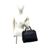 Loewe Vintage Amazona Anagram Logo Leather Mini Boston Bag Black — view 2