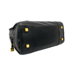 Loewe Vintage Amazona Anagram Logo Leather Mini Boston Bag Black — view 7