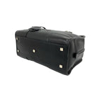 Loewe Amazona 28 Anagram Logo Leather Mini Boston Bag Black with Key — view 8