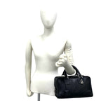 Loewe Amazona 28 Anagram Logo Leather Mini Boston Bag Black with Key — view 2