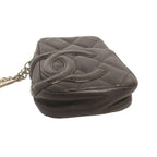 Chanel Cambon Line Galet Case Pouch Belt Dark Brown — view 4