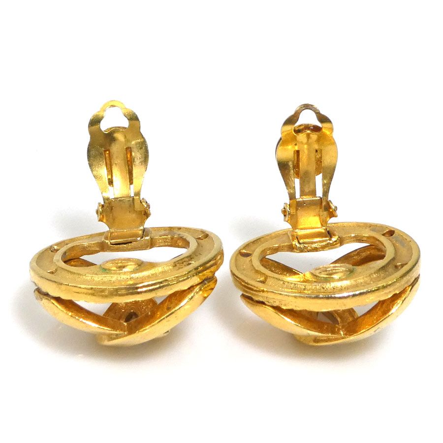Chanel Earrings CC Logo — view 6