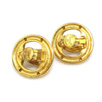 Chanel Earrings CC Logo — view 5
