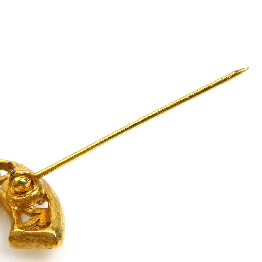 Chanel Brooch CC Logo — view 8