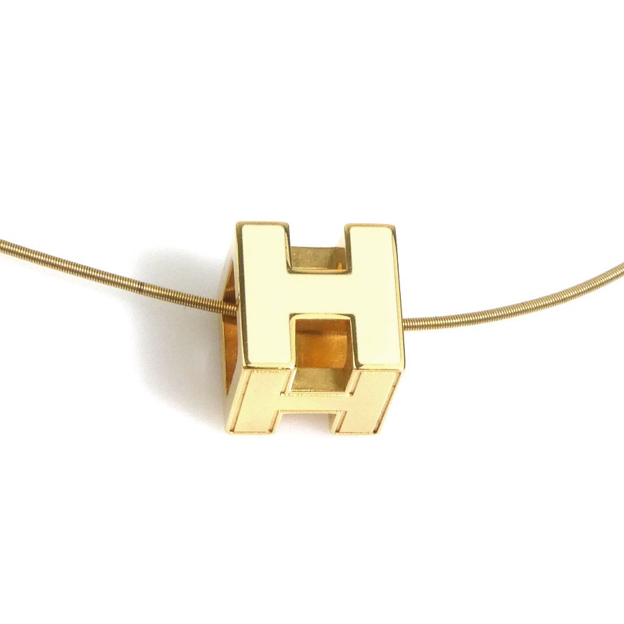 Hermes Necklace H Cube Cage D'h
