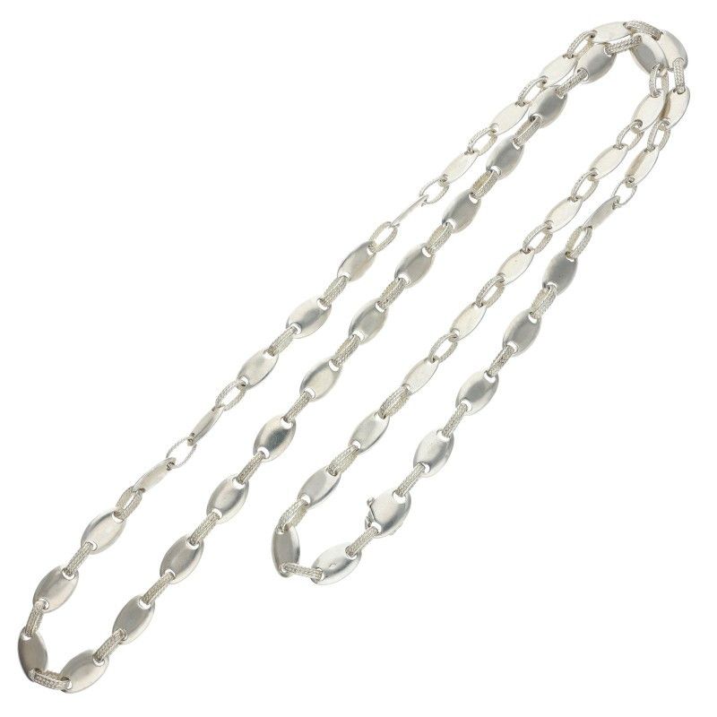 Hermes Chouroi Silver Necklace — view 2