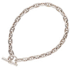 Hermes Chaine D'ancre Silver Choker Necklace GM — view 2