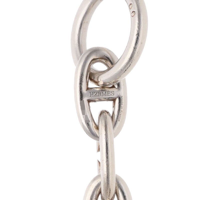 Hermes Chaine D'ancre Silver Choker Necklace GM — view 3