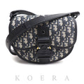 Dior Gallop Oblique Jacquard Shoulder Bag Navy