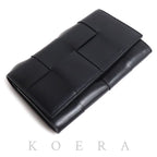 Bottega Veneta Maxi Intre Wallet Black