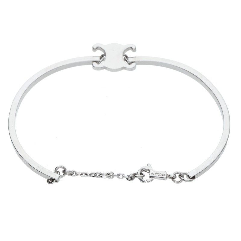 Celine Triomphe Silver Bracelet — view 2