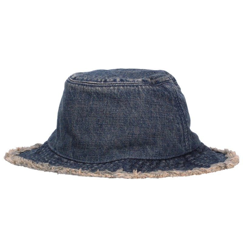 Celine Triomphe Logo Denim Bucket Hat — view 2