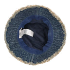 Celine Triomphe Logo Denim Bucket Hat — view 3